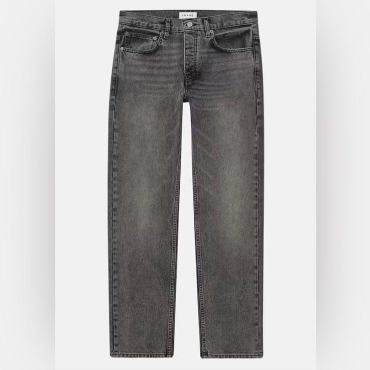 NEW Frame Mid Rise Straight Jeans, Size 28