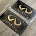 Infiniti black Brand New Front Vanity Metal Plate Frame Holder (2 Pack)