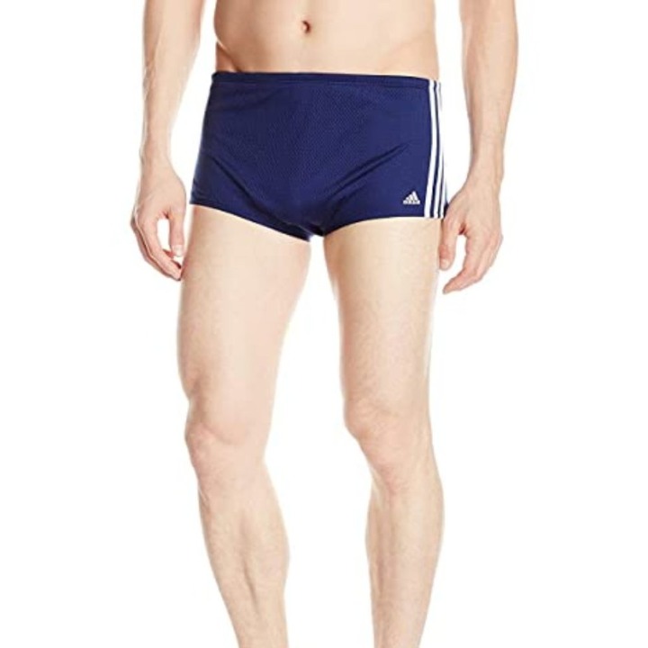 Adidas Navy Blue Mesh Drag Swim Brief