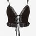 New!For Love and Lemons Bette Black Cami Top