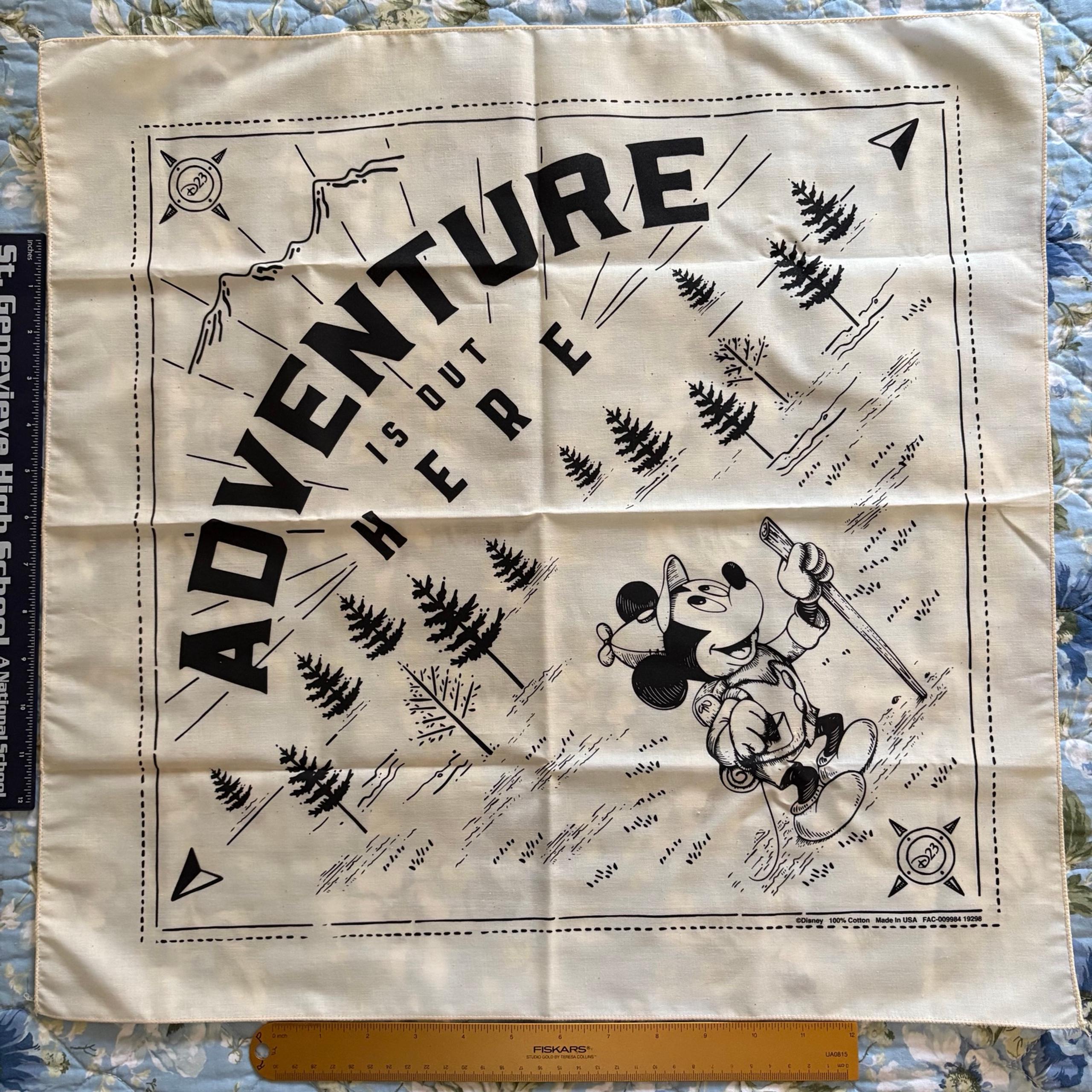 D23 Disneyland Mickey Mouse Bandana