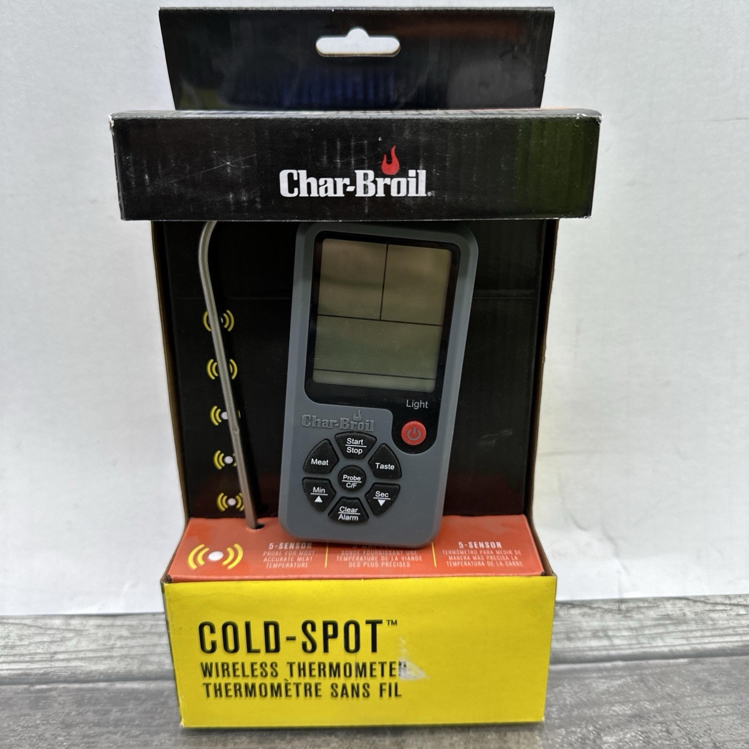 Char-Broil Multi Sensor Wireless Thermometer 100ft Range 15 Taste Settings {LD}￼