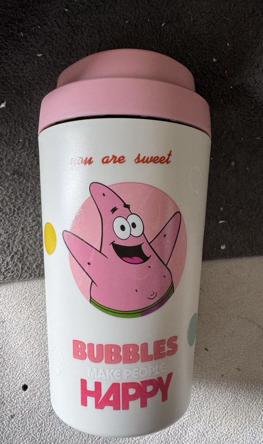 Patrick travel mug ( ceramic inside)