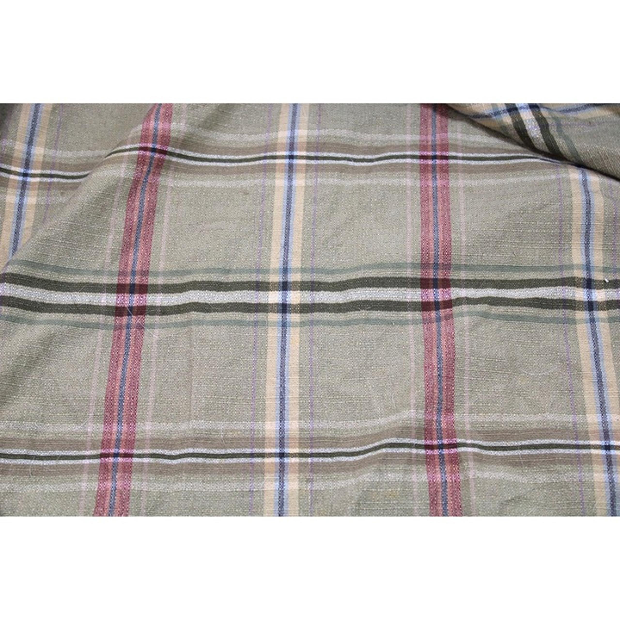 Waverly Plaid Home Decor Fabric Vintage green 92504