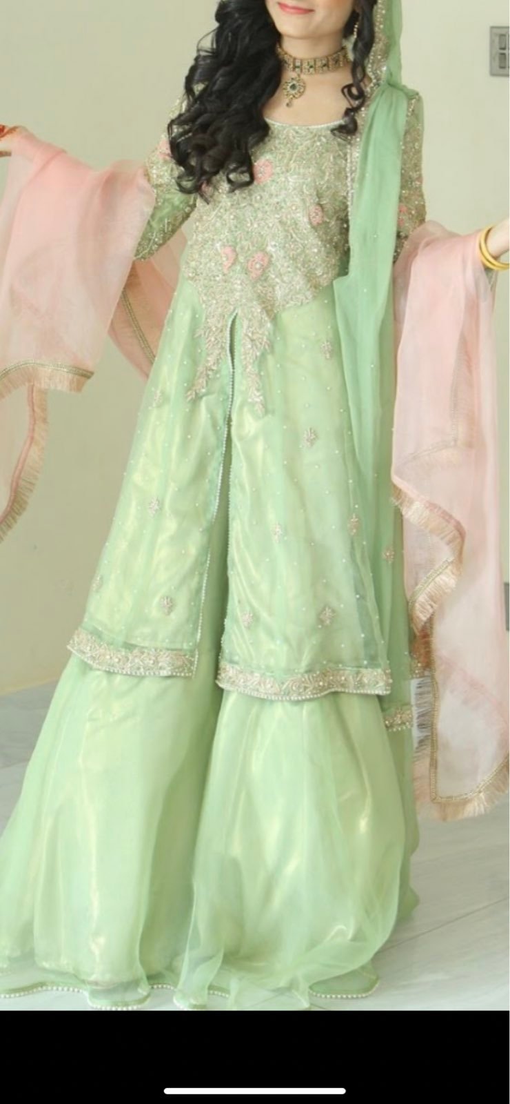 Pakistani shalwer kamiz (nikah dress)