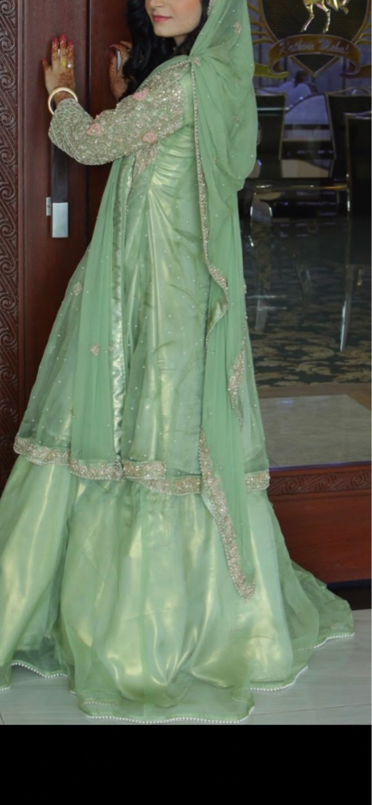 Pakistani shalwer kamiz (nikah dress)