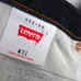 Super beautiful Levi's 502XX BIG 'E' 1998 denim W31 L36 red selvage reproduction.