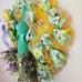 Flocked Bunny Wreath, Easter Wreath, Flocked Bunny Decor, Spring Wreath