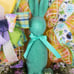 Flocked Bunny Wreath, Easter Wreath, Flocked Bunny Decor, Spring Wreath