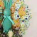 Flocked Bunny Wreath, Easter Wreath, Flocked Bunny Decor, Spring Wreath