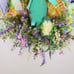 Flocked Bunny Wreath, Easter Wreath, Flocked Bunny Decor, Spring Wreath