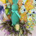 Flocked Bunny Wreath, Easter Wreath, Flocked Bunny Decor, Spring Wreath