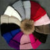 Choose three hats 45 Tan raccoon Fur