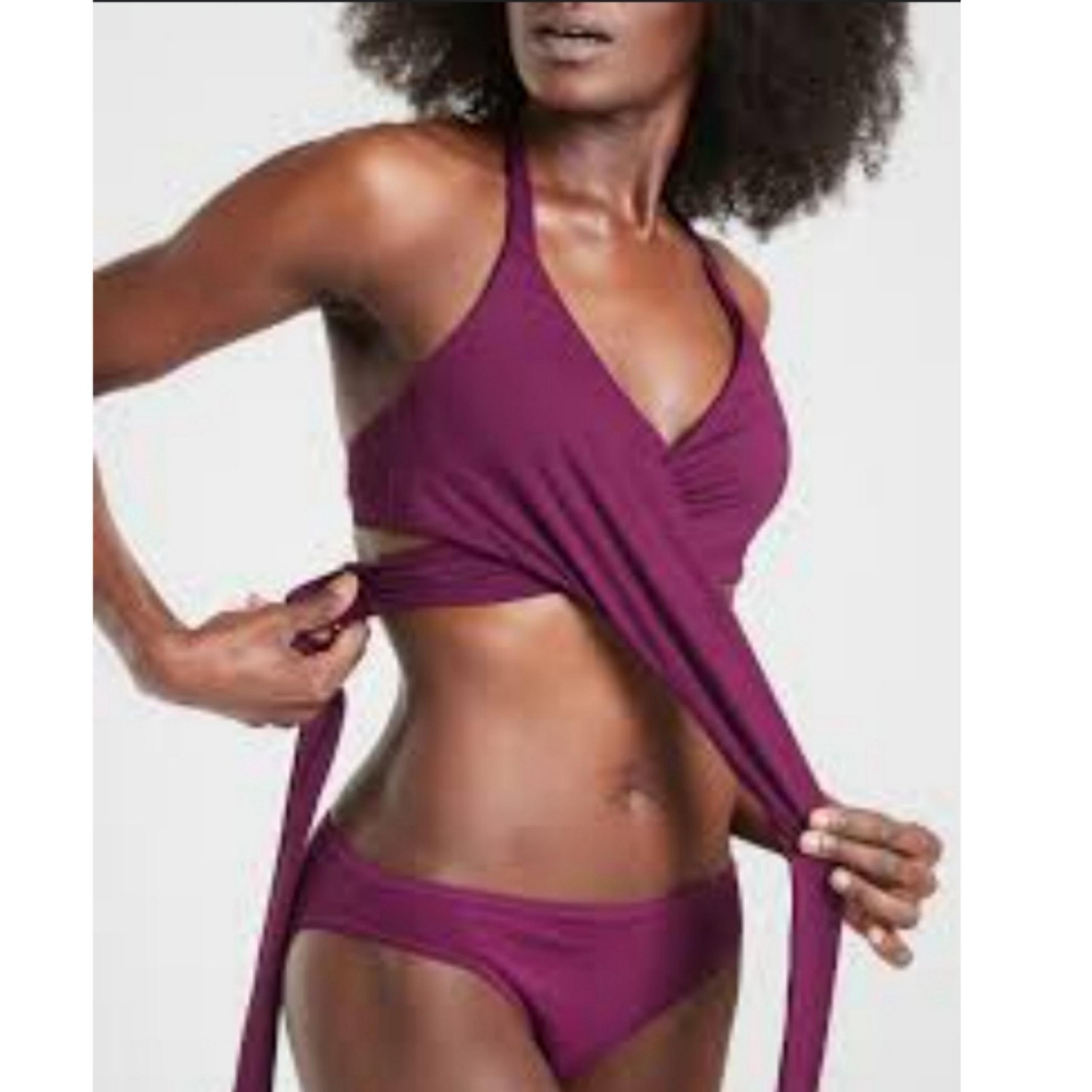 Athleta Wrap Halter Bikini Top