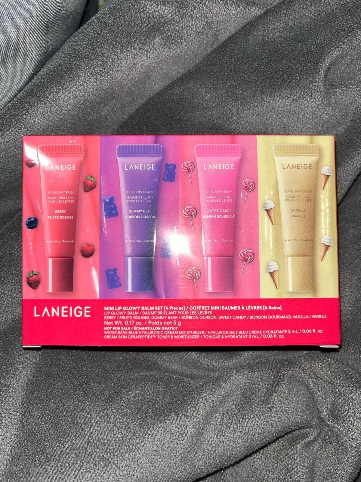 laneige mini lip glowy balm set