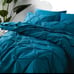 King SIZE duvet set, BLUE! 7 pieces in a bag, for all seasons with 1 duvet, 1 f