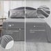 King SIZE duvet set, BLUE! 7 pieces in a bag, for all seasons with 1 duvet, 1 f