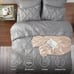 King SIZE duvet set, BLUE! 7 pieces in a bag, for all seasons with 1 duvet, 1 f