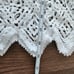 MIGUELINA White Crochet Mini Cover-Up Dress XS Resortwear Vacation Beach Boho