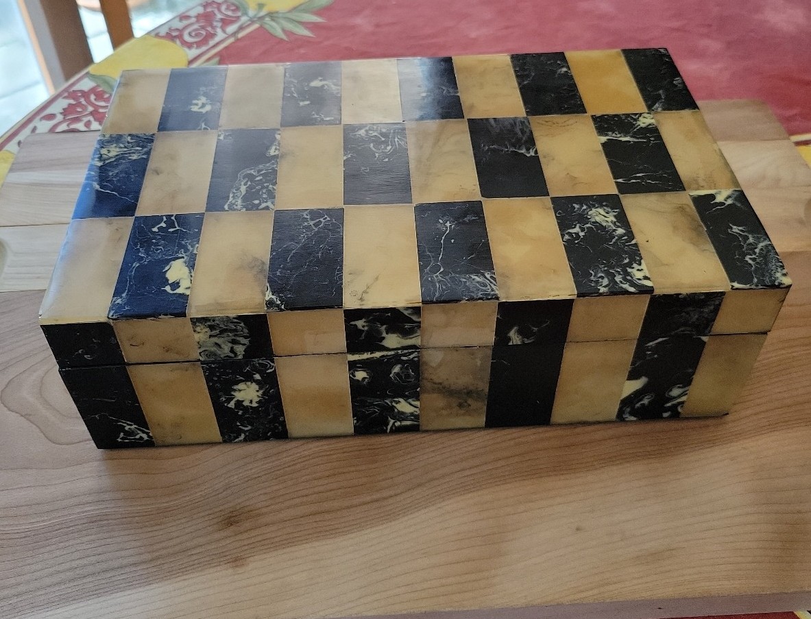 Ebony and Ivory Box