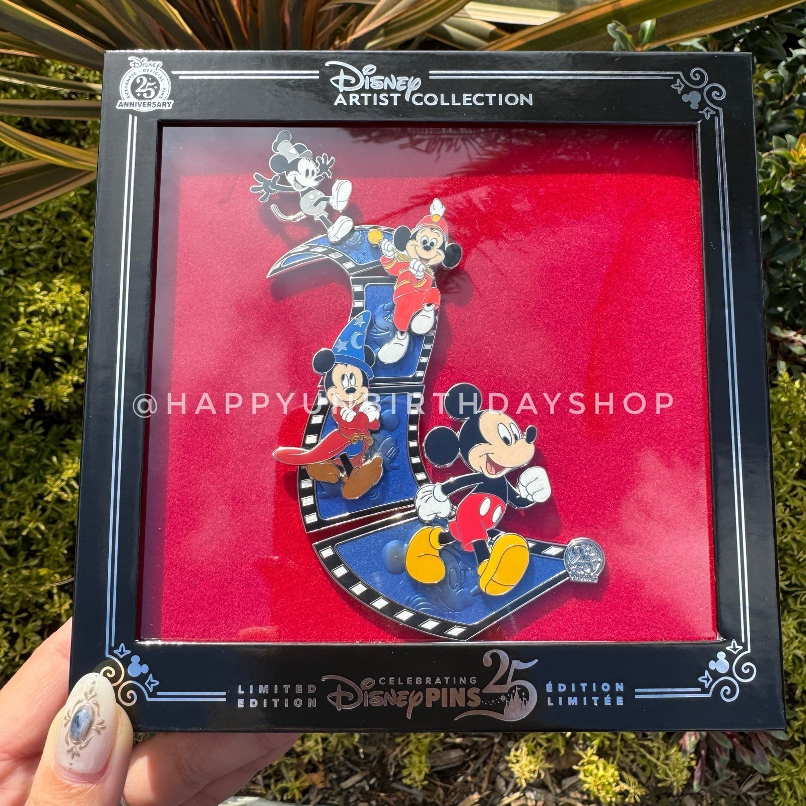 Disney Parks Jason Peltz Disney Artist Collection Mickey Mouse Box Set PinLE4000
