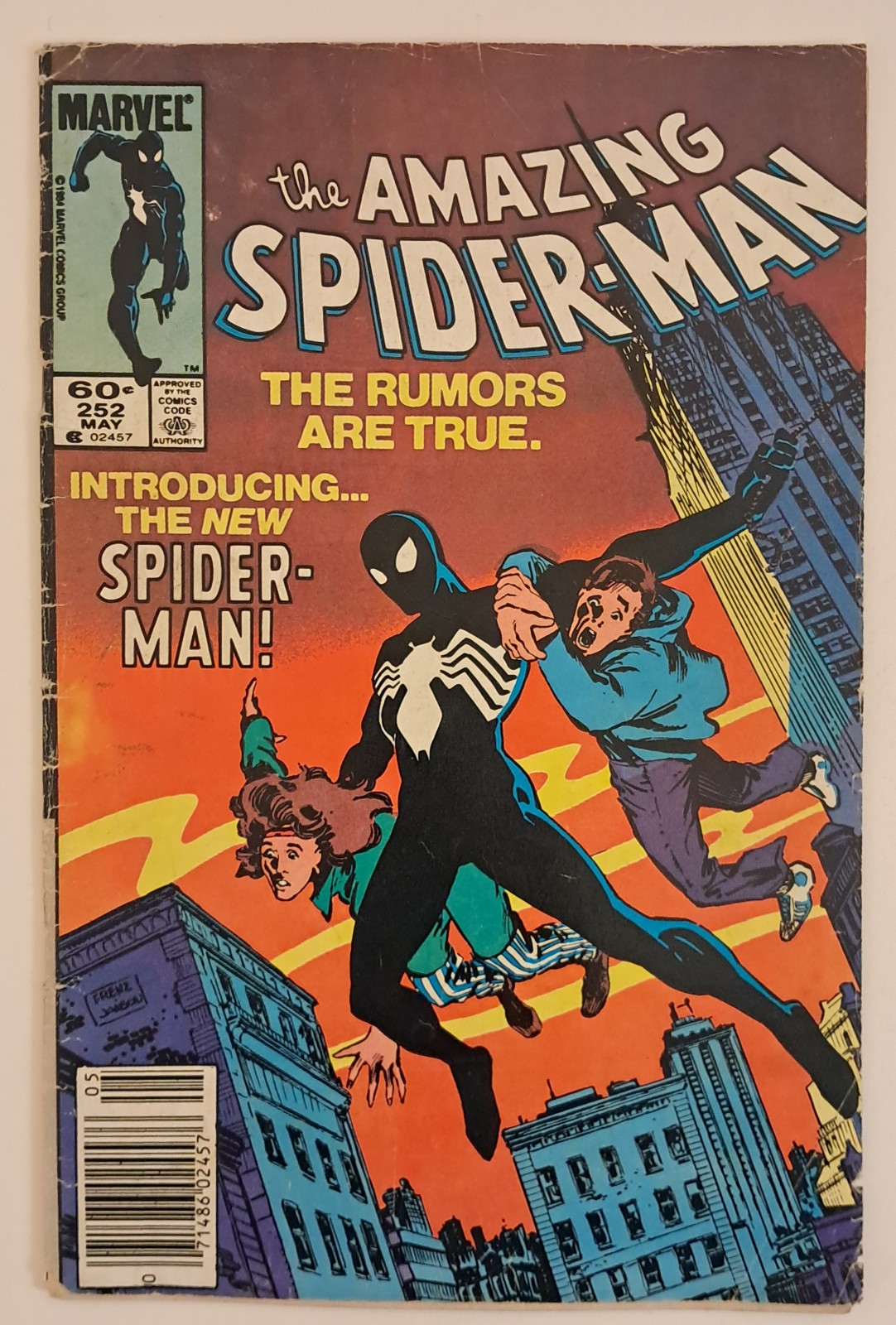 Amazing Spider-Man #252 (1st app of The Black Suit/ Alien Symbiote!) 1984 Key