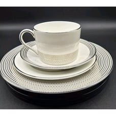 Vera Wang Moderne 4-piece Place Setting Wedgewood England 1759 NO DINNER PLATE