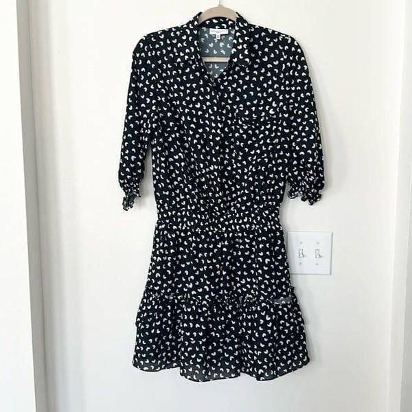 Waverly Grey Printed Mini Dress M