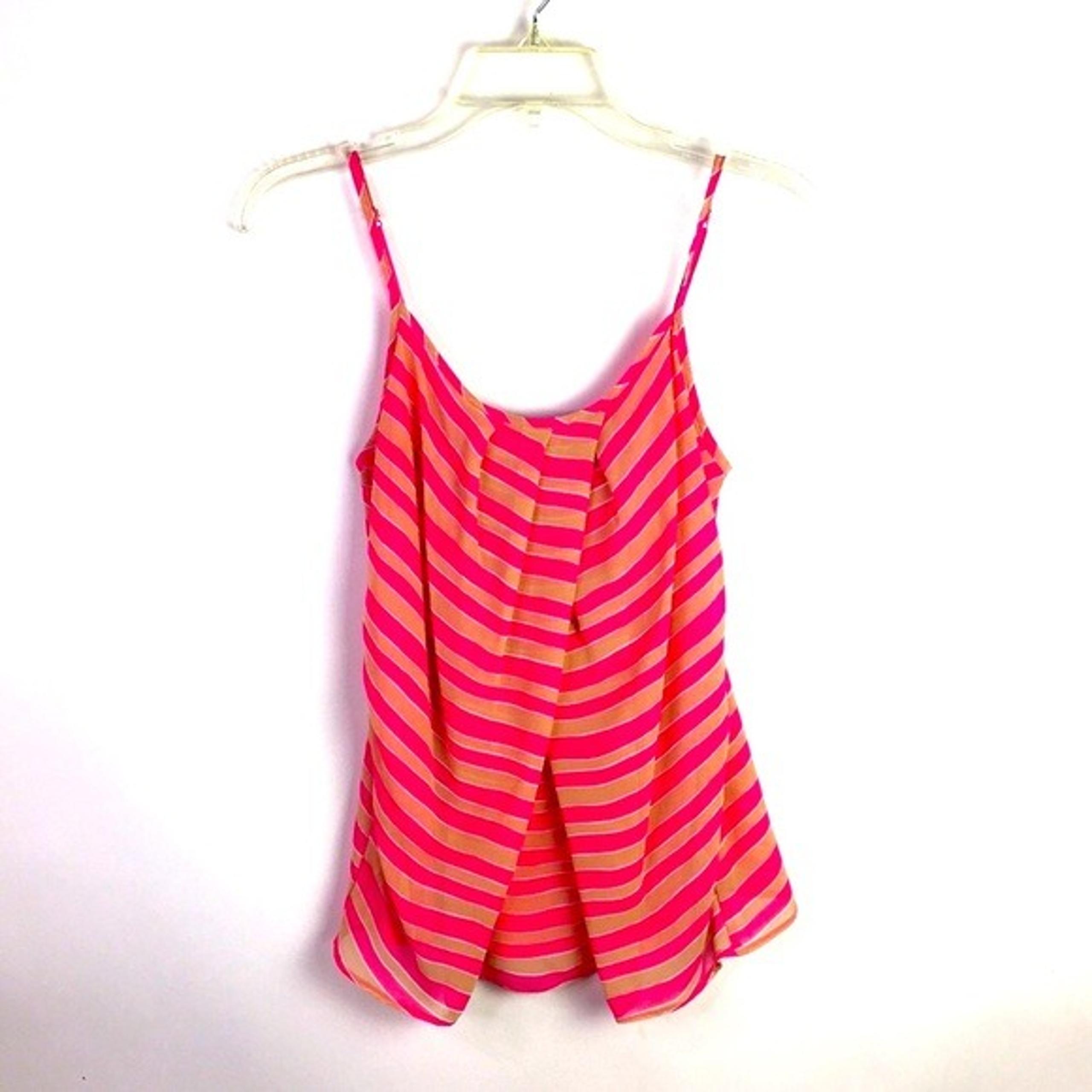 New York & Co. Tank XS Pink Striped *N