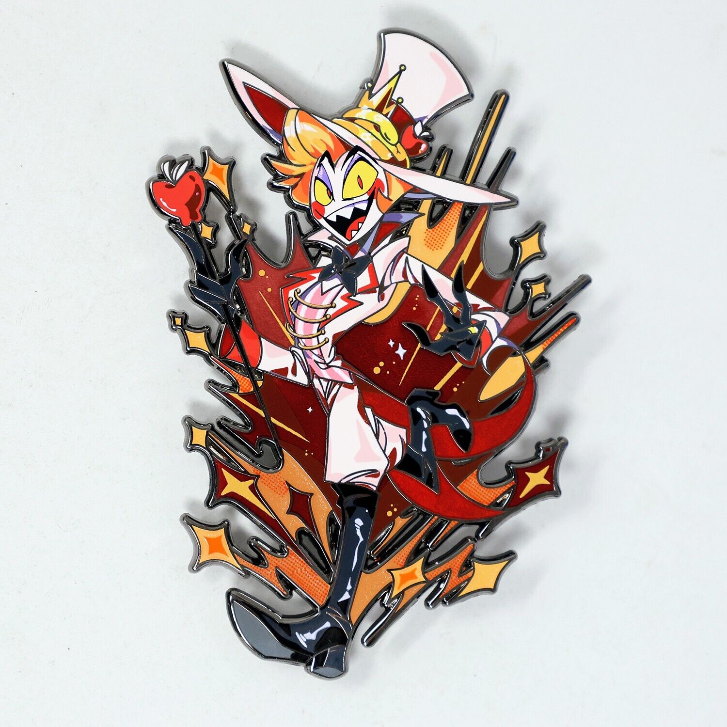 Hazbin Hotel Lucifer Morningstar Full Body Limited Edition Enamel Pin (BN)
