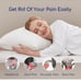 Cooling Memory Foam Pillows for Sleeping Adjustable Fill Bed Pillows, KING