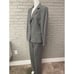 Alex Marie Gray Pinstriped Business Pant Suit Size 12(Jacket) 16(Pant)