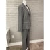 Alex Marie Gray Pinstriped Business Pant Suit Size 12(Jacket) 16(Pant)