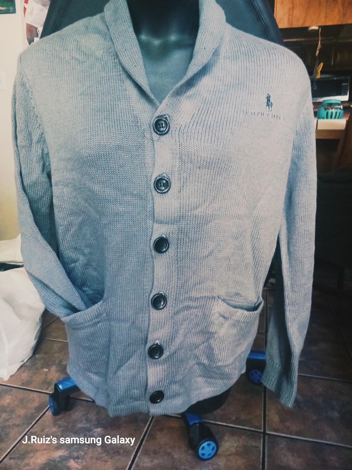 Mens Polo Ralph Lauren Shawl Collar sweater