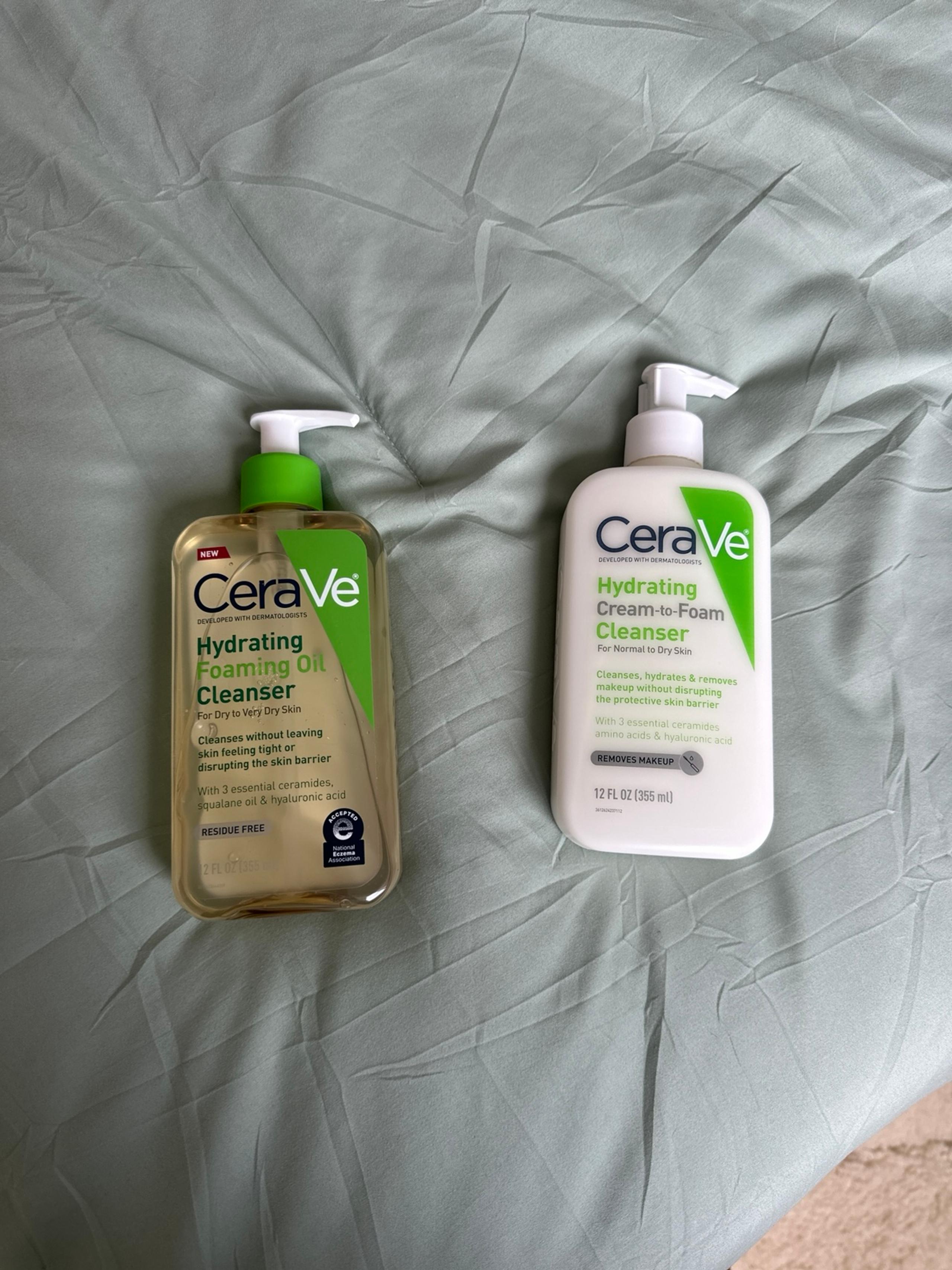 Cerave hydrating foaming oil cleanser