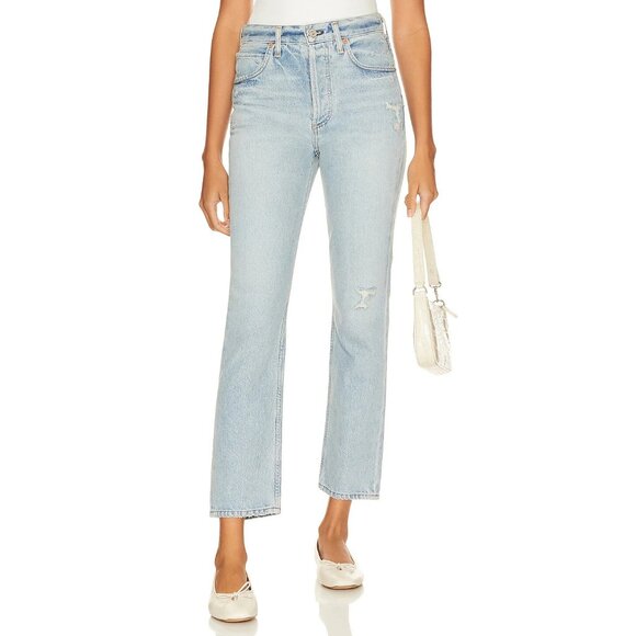 NWT Citizens of Humanity Charlotte in Savahn High Rise Straight Jeans 30