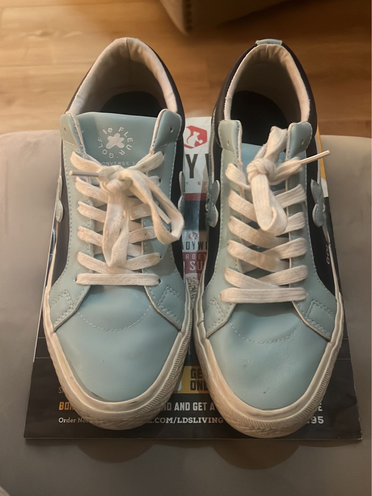 Converse One Star Golf Le Fleur Light Blue- Men Size 8.5