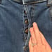 Ruti Distressed fearless wide leg Jeans Womens Size 3 MediumWash Denim y2k 90’s