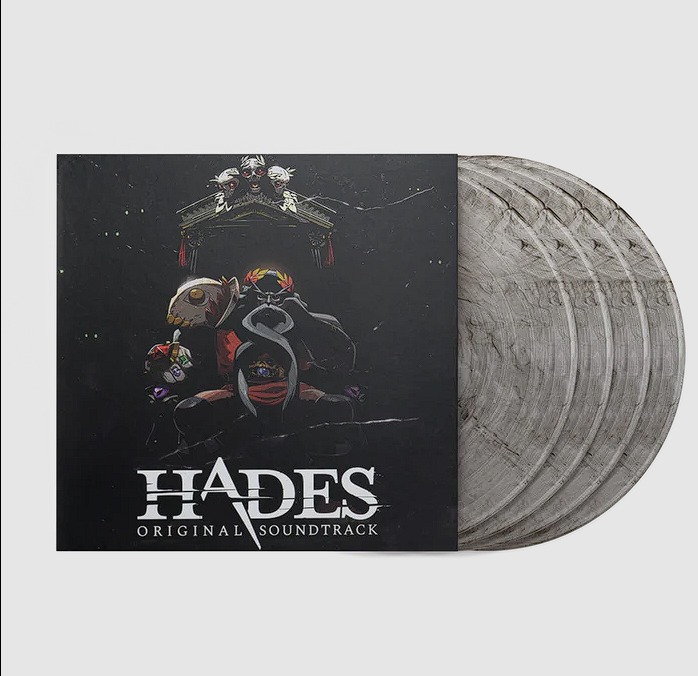 Hades Original Soundtrack 4xLP Smoke Grey 4 Vinyl Iam8bit
