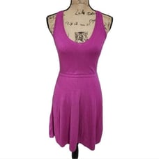 Trina Turk pink Sleeveless fit n flare sweater dress size P 0 XS new!!!