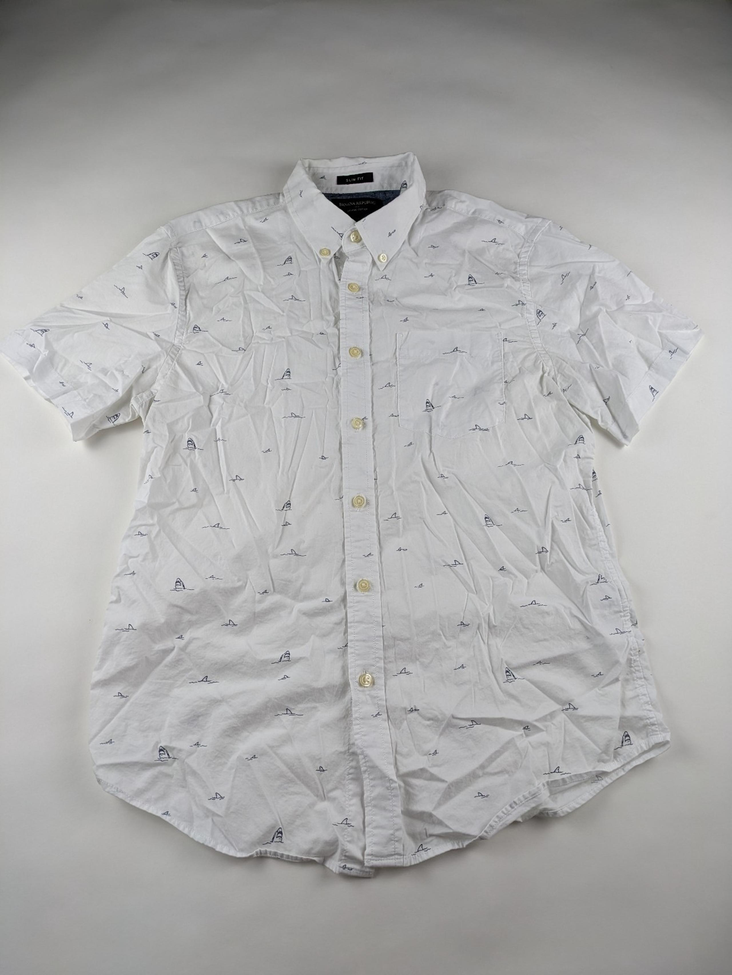 Banana Republic Organic Cotton Button Down Shirt Mens Medium