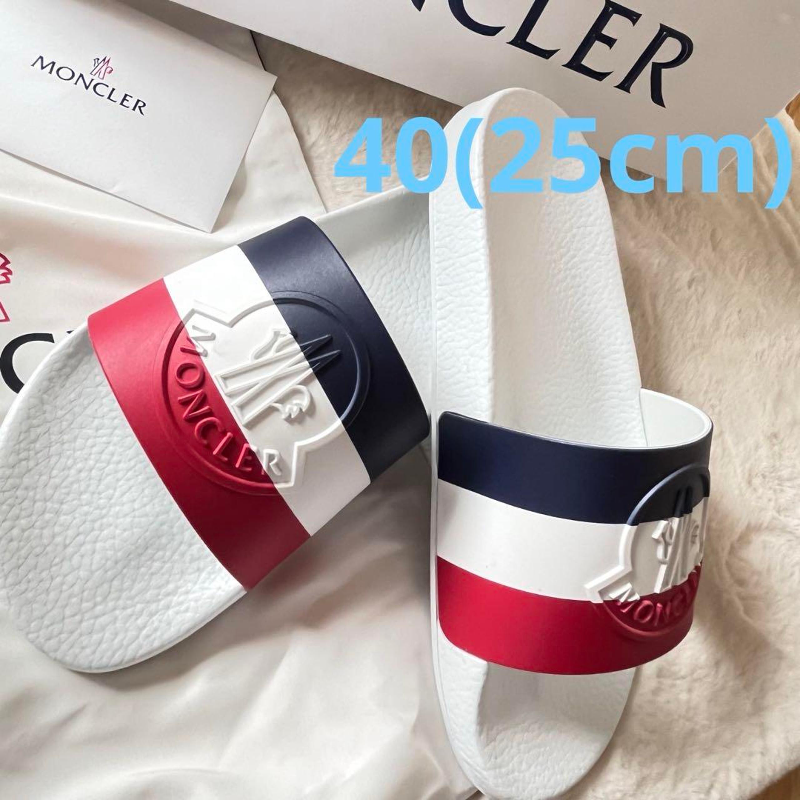 New Moncler Rubber Sliders BASILE 25cm