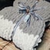 Chunky knit blanket