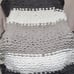 Chunky knit blanket
