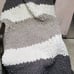 Chunky knit blanket
