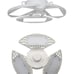 10” Diameter LED SCREW-IN LIGHT – 8000 lumens – garage, shop, cellar light