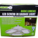 10” Diameter LED SCREW-IN LIGHT – 8000 lumens – garage, shop, cellar light