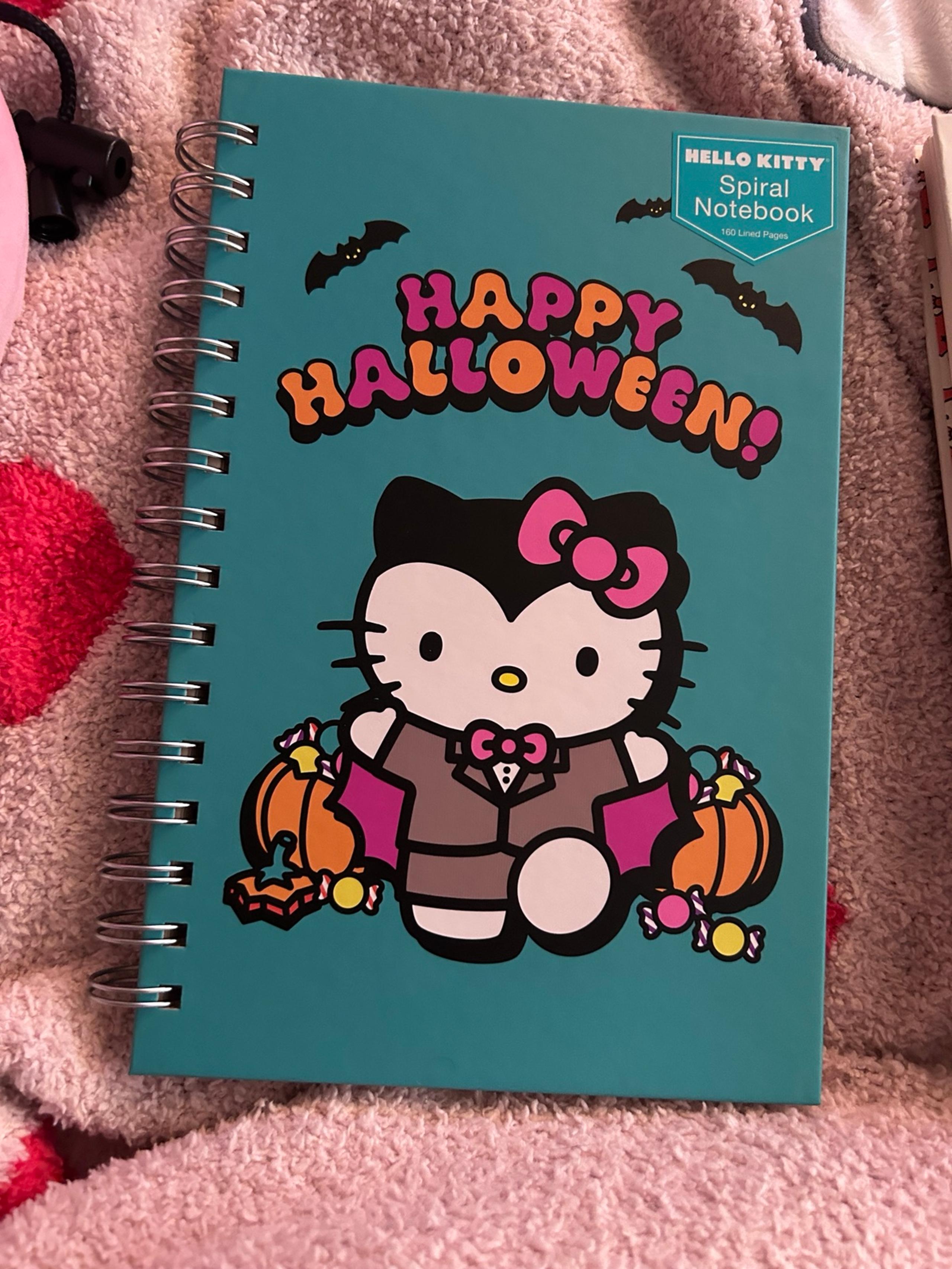 Hello kitty Halloween spiral notebook