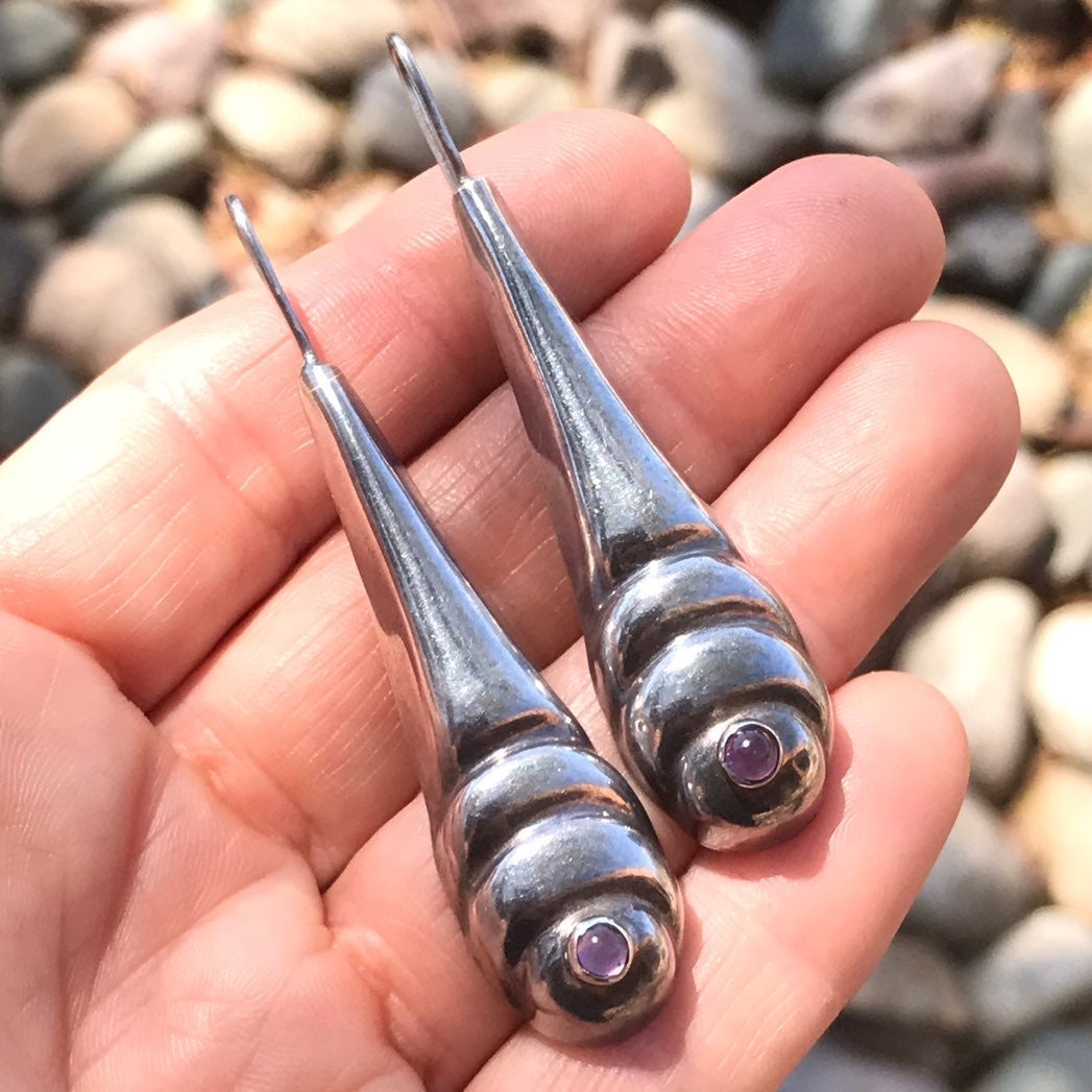 Vintage Sterling Silver Earrings