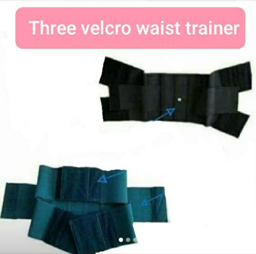 waist trainer 3 velcro compression strap